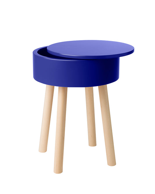 Piilo stool, cobalt blue
